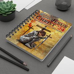 Personalized Woman Warrior Jesus Christ ‘24 Only Jesus Can Save This Nation, Daughter Of God Spiral Journal